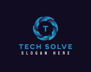 Digital Startup Tech logo design