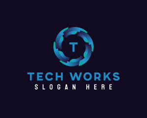 Digital Startup Tech logo design