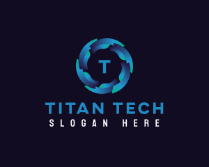 Digital Startup Tech logo design