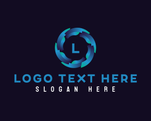 Research - Digital Startup Tech logo design