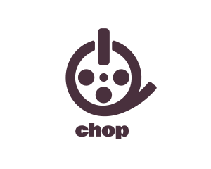 Cinematography - Film Reel Button logo design