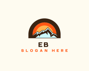 Hill - Rustic Travel Mountain logo design