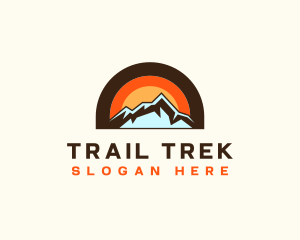 Hike - Rustic Travel Mountain logo design