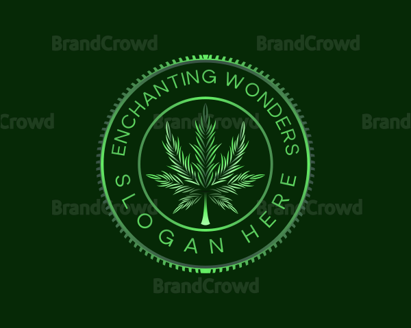 Marijuana Plant Cannabis Logo