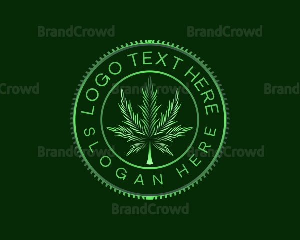 Marijuana Plant Cannabis Logo