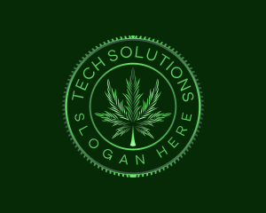 Marijuana Plant Cannabis Logo