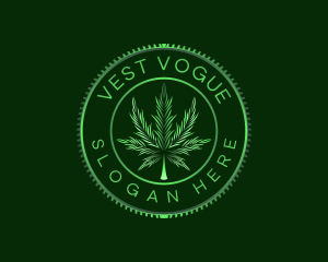 Marijuana Plant Cannabis Logo