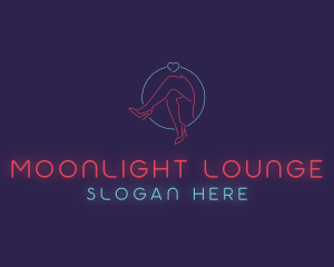 Nightclub - Woman Stripper Nightclub logo design