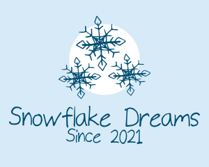 Winter - Holiday Winter Snowflake logo design