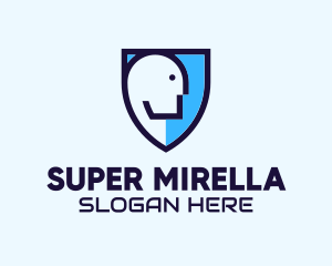 Programming - Human Face Shield logo design