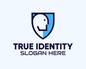 Identity - Human Face Shield logo design