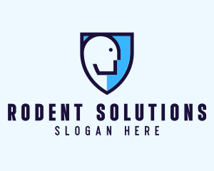 Human Face Shield logo design