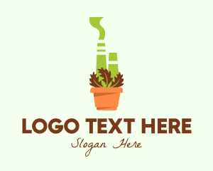 Plant - Herbal Power Plant logo design