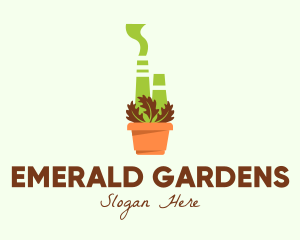 Herbal Power Plant  logo design