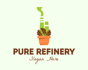 Herbal Power Plant  logo design