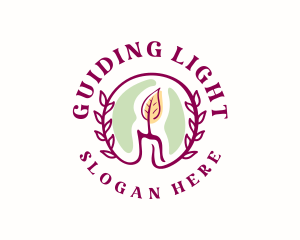 Candle Leaf Boutique logo design