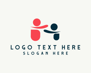 Events Organizer - Community Support People logo design