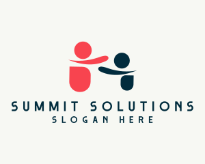 Community Support People logo design