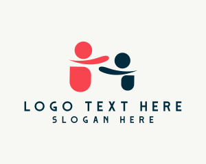 People - Community Support People logo design