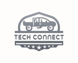 Racing - Pick-Up Truck Garage logo design