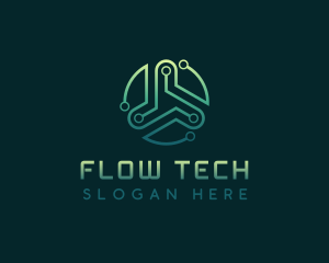 Tech Circuitry Software logo design