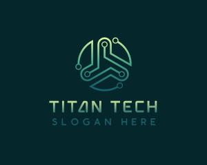 Tech Circuitry Software logo design