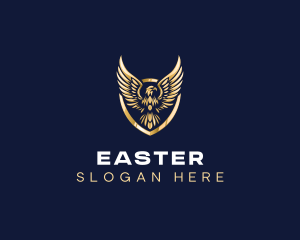 Sports Team - Luxury Shield Eagle logo design