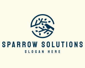 Sparrow - Sparrow Branch Badge logo design