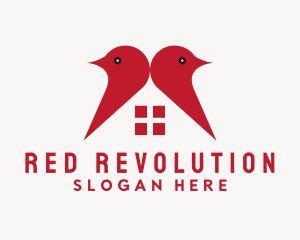 Red Bird House logo design