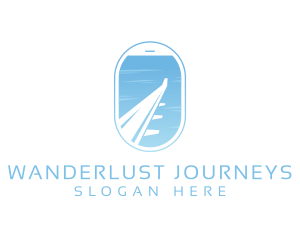 Flight Travel Tour  logo design