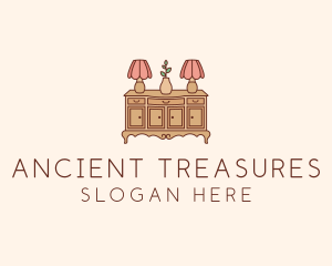 Antique Interior Furnishing logo design