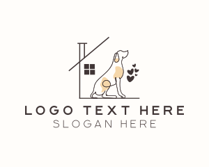 Vet Med - Dog Care Shelter logo design