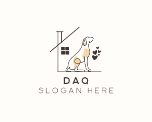 Dog Care Shelter Logo
