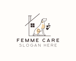 Dog Care Shelter logo design