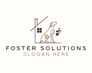 Dog Care Shelter logo design