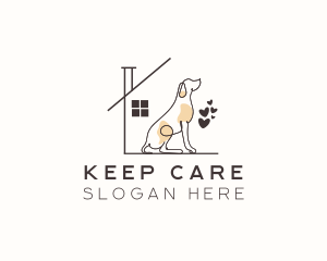 Dog Care Shelter logo design