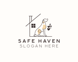 Dog Care Shelter logo design