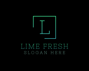 Lime - Serif Square Fashion Boutique logo design