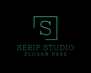 Serif - Serif Square Fashion Boutique logo design