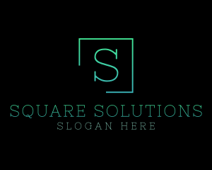 Square - Serif Square Fashion Boutique logo design