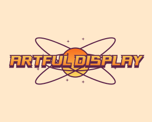 Cosmic Planet Orbit logo design