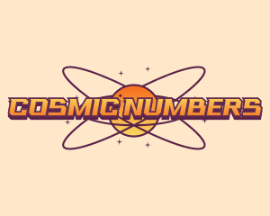 Cosmic Planet Orbit logo design