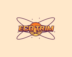 Cosmic Planet Orbit logo design