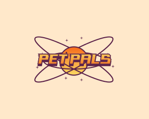 Cosmic Planet Orbit logo design