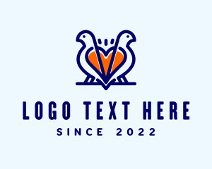 Peaceful - Dove Heart Foundation logo design