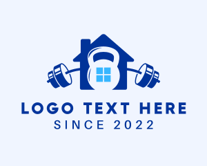 Powerlifting - Home Gym Equipment logo design