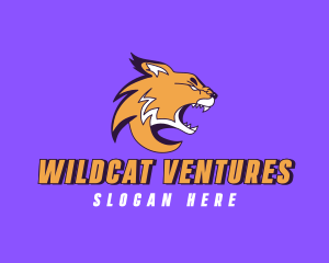 Wild Angry Cougar logo design