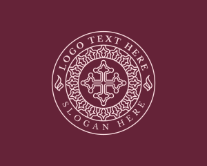 Religious - Christian Worship Cross logo design