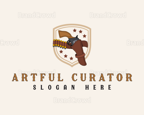 Revolver Gun Holster Logo