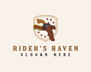 Revolver Gun Holster Logo